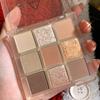 DIKALU 9-Color Matte Earth Tone Eyeshadow Palette