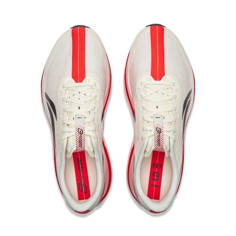 Li Ning Red Rabbit 9 Ultra Capsule Technology Running Shoes Men Running Shoes Champagne-White ARPW007-2