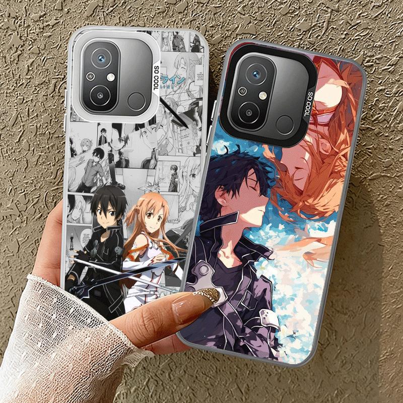 Sword Art Online Anime Shockproof Phone Case for Xiaomi Poco X7 X6 X5 X3 Pro F7 Ultra M8 Redmi 15C 15 14C 13C 12C 10C 13 12 10