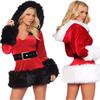 Elegant Women Deluxe Mrs Santa Claus Christmas Fancy Dress Outfit For Holiday Joy