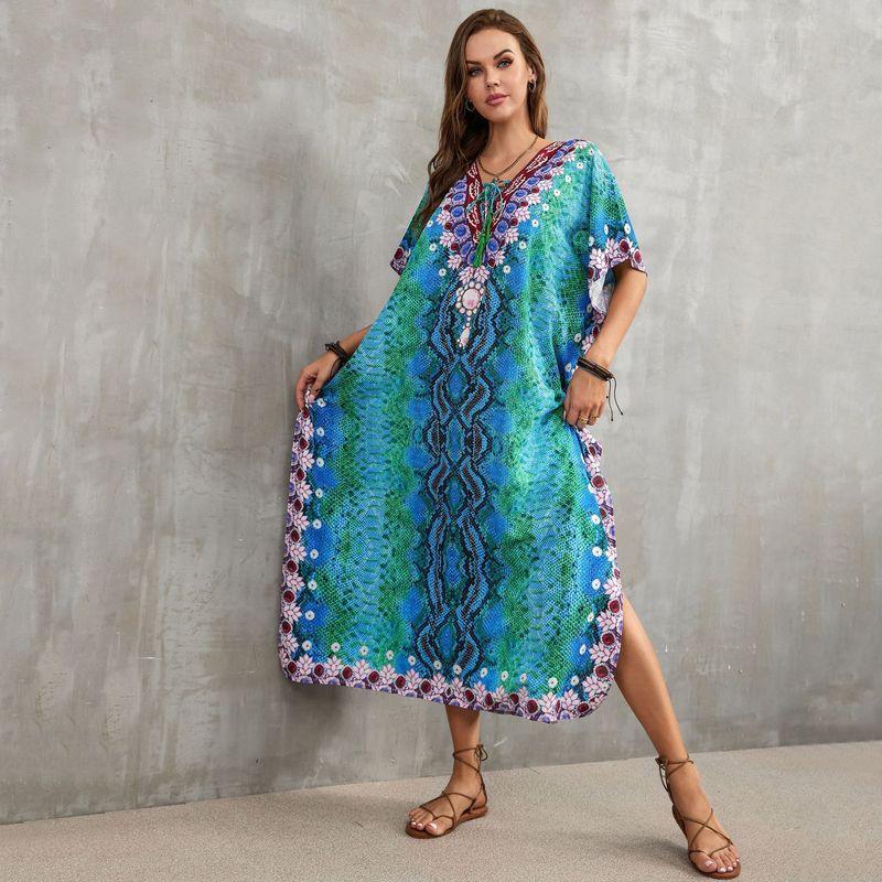 European-American Beach Cover-Up Dress: Available In 29 Colors