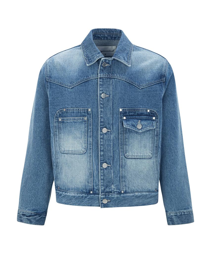 Ungimmick Western Denim Trucker Jacket (Blue)