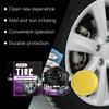 Tire Polishing Wax Shiny Black Restores Paste Gloss Enhances Tire Appearance Preventing Oxidative Cracking Aging Maintenance