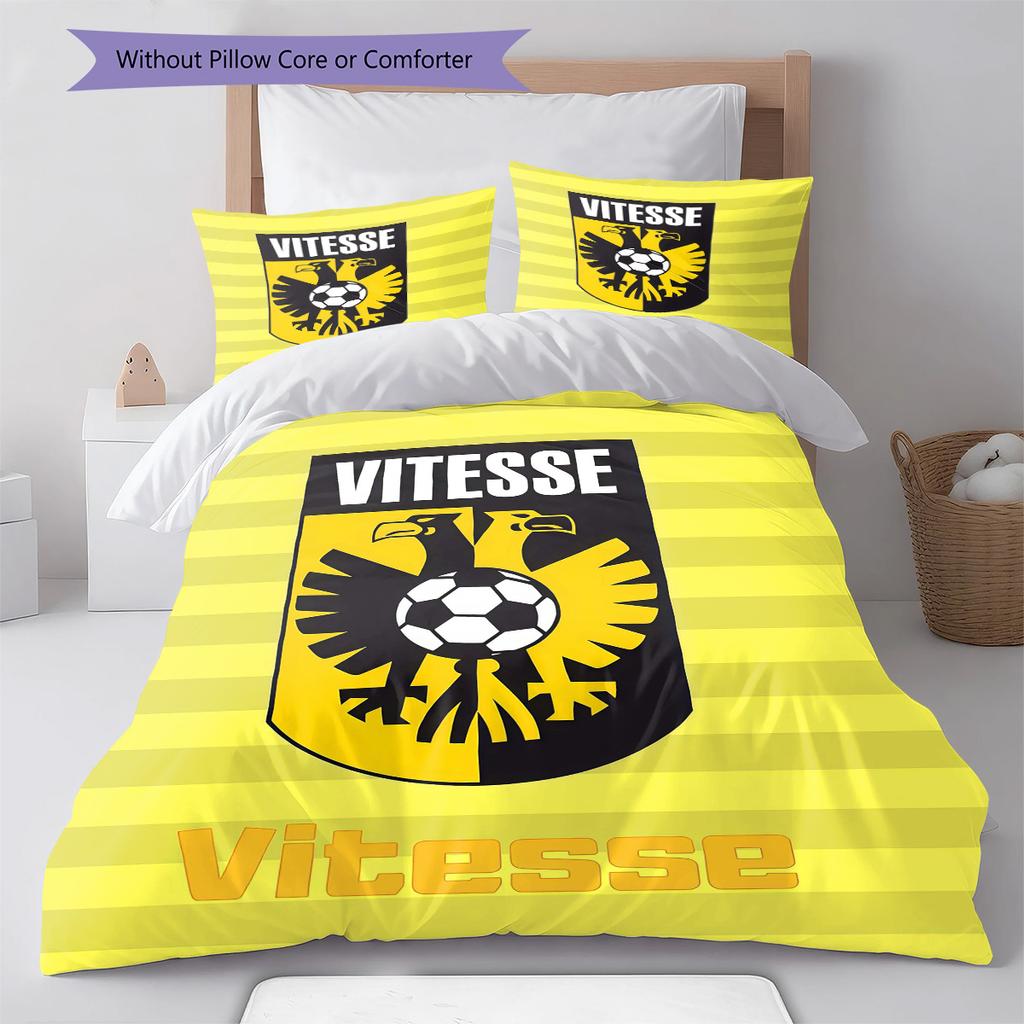 SBV Vitesse Pattern Bedding Quilt Set Quilt Cover Pillowcase Home Decoration Birthday Gift (1 * Duvet Cover + 2 * Pillowcase, Without Core)