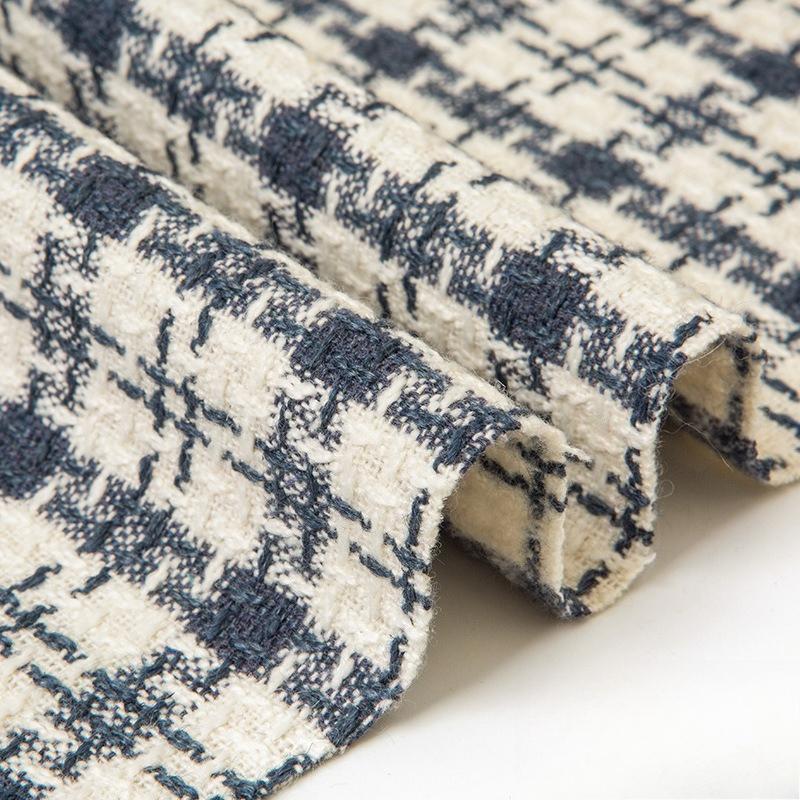 Winter Thickened Brushed Plaid Shirt Fabric Vintage Soft for Handmade DIY Sewing Clothing Skirts Jackets Pants Fabric Cloth