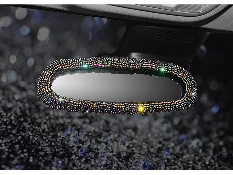 Car Headrest and Lumbar Support with Armrest Pad, Handbrake Gear Cover, Rearview Mirror Safety, and Shoulder Cover - Universal Fit.