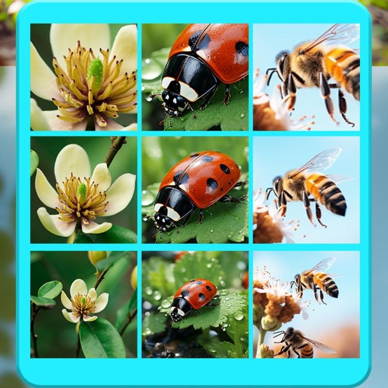 Educational Children Handheld Digital Microscope USB Rechargeable Camera for High Definition Imaging & Science Learning