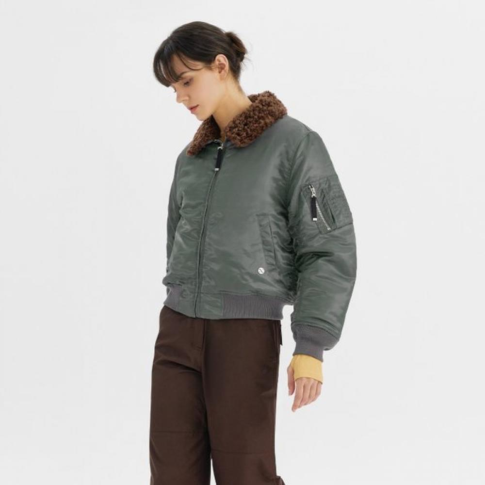 Huit Boa Collar Bomber Jacket Htwjp3l06t