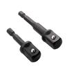 Hex Shank to Square Socket Extension Bar with Ball for Wrench Connection (1/4, 3/8, 1/2)