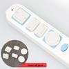 Childproof Power Strip with Anti-Shock and Anti-Leakage Protection for Outlets