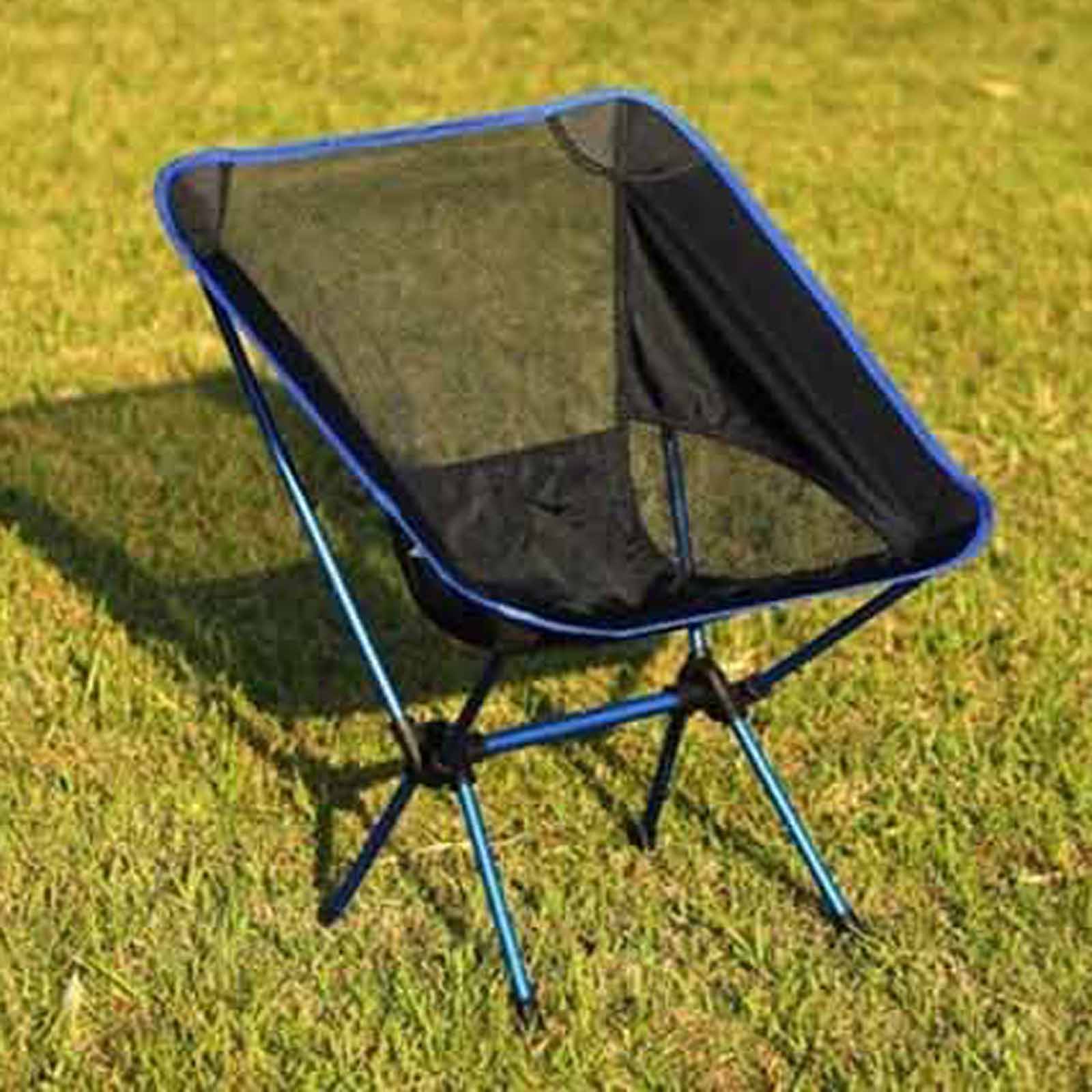 

Портативный складной стул для улицы, Сиденье для кемпинга из алюминиевого сплава, Легкий лунный стул для пляжа, рыбалки, пеших походов и путешествий, Складной дорожный стул One Size