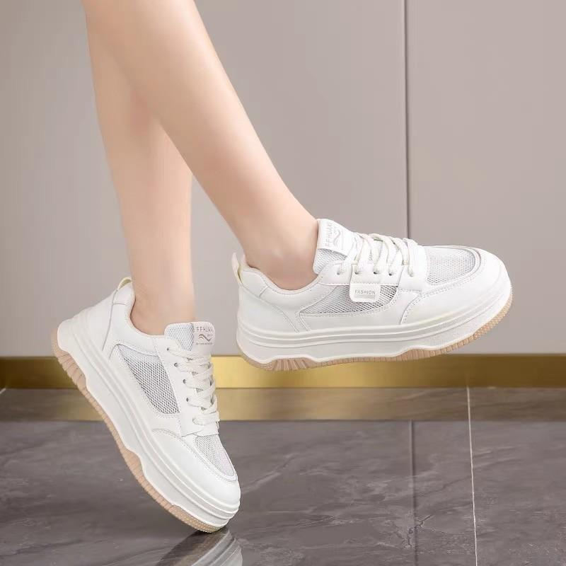 

22 years old dad shoes new thick-soled mesh board shoes muffin bottom small panda soft sole 35
