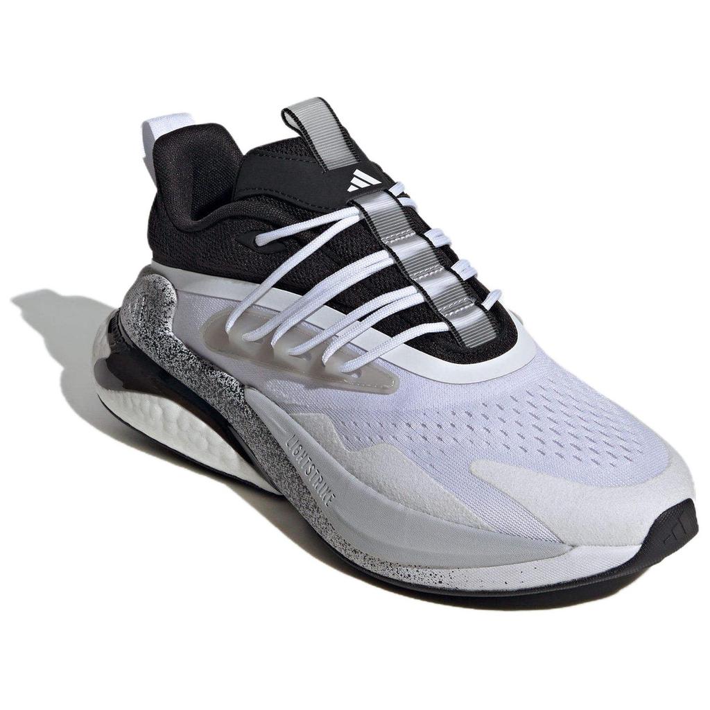 adidas AlphaBoost V2 White Light Solid Grey Black Unisex Sneakers Cloud-White Core-Black IE9157