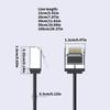 Space Saving Cat6A Ethernet Cable RJ45 10Gpbs Transmission Short Connector for Computer Broadband Router Accessories