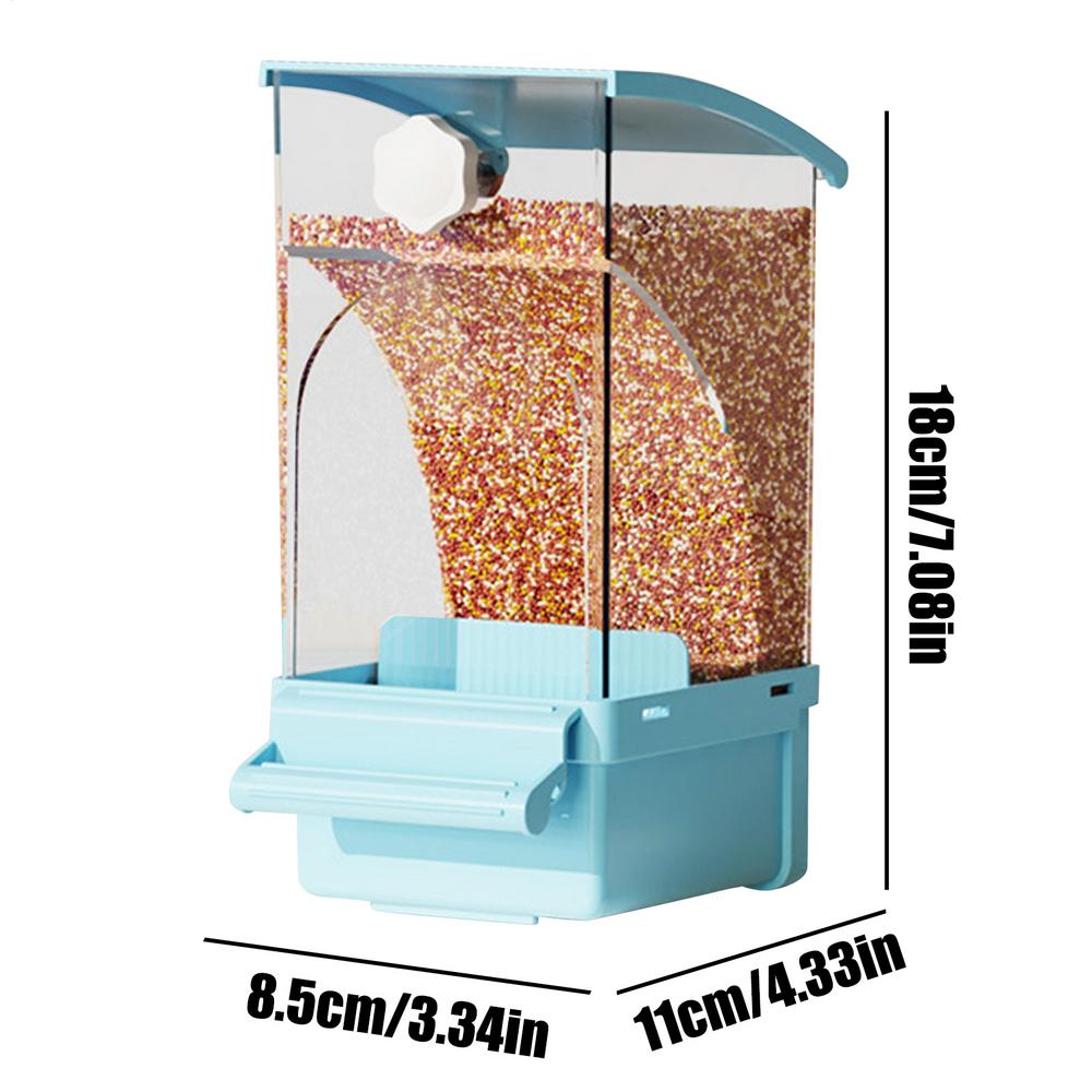 

Parrot Feeder Bird Food Dispenser Cage Accessories Pet Supplies For Cockatiel Parrot Cockatoo Canary Parakeet Conure синій