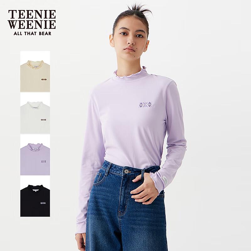 Teenie Weenie Women's Ruffle Long Sleeve T-Shirt