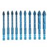 Four-Edged Serrated Eccentric Drill Bit Set High Hardness Hexagonal Simple Installation Multifunction Drill Bit