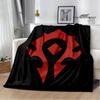 Game World of Warcraft Printed Blanket Kids Warm Flannel Soft and Comfortable Blankets Home travel blanket birthday gift