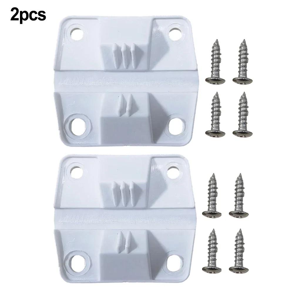 Plastic For COOLER PLASTIC HINGE SET REPLACEMENT 2x HINGES 8x SCREWS 5283-1141  4*16mm Screw Furniture Hardware