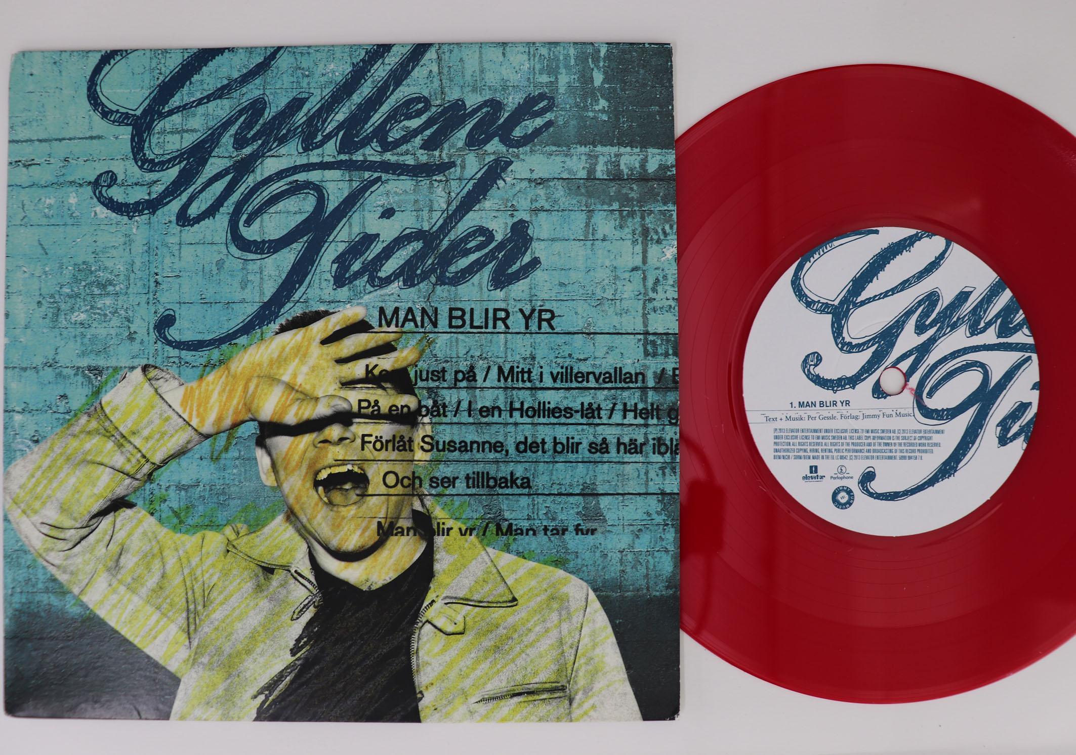 

7inch Record GYLLENE TIDER Man Blir Yr Chikaboom 2 509999841587 ELEVATOR ENTER 2013 Sweden Rock Used
