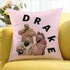 Rapper D-Drake World Various Sizes Square Pillow Case For Car Home Bedchamber Decor