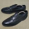 70s-80s USA Vintage/10.5C/27.5-28.0/Black/Goodyear Welt Longwing Brogues/Felt Tongue/Kenmoor(USED)