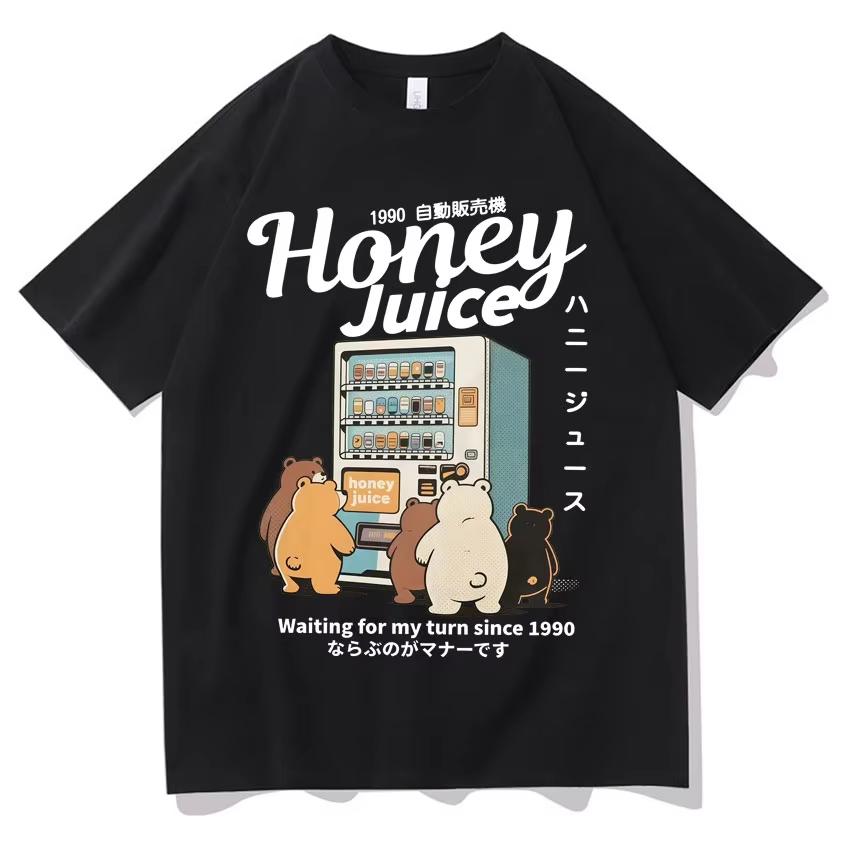 

Japan Cat Vending Machine Graphics Y2K T Shirts 90s Harajuku Unisexs Womens Short Sleeve Gothic pure Cotton Tshirts Streetwear XL