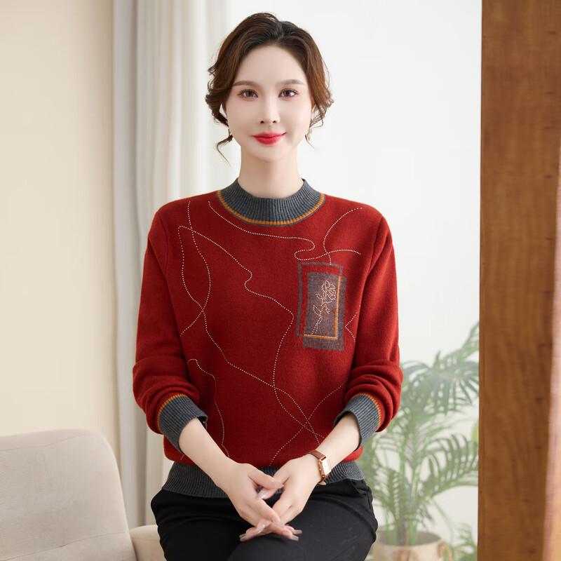 Women's Plus Velvet Thickened Warm Sweater