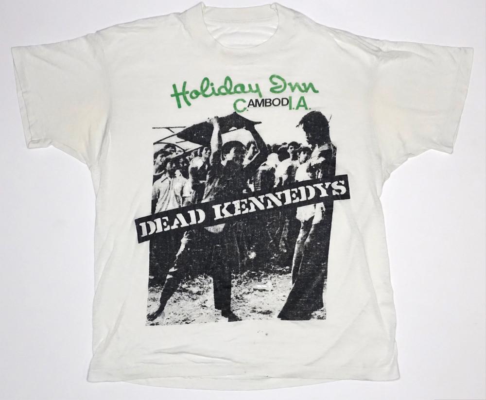 Белая Хлопковая Унисекс Футболка Dead Kennedys Holiday S5XL R359 XXXL