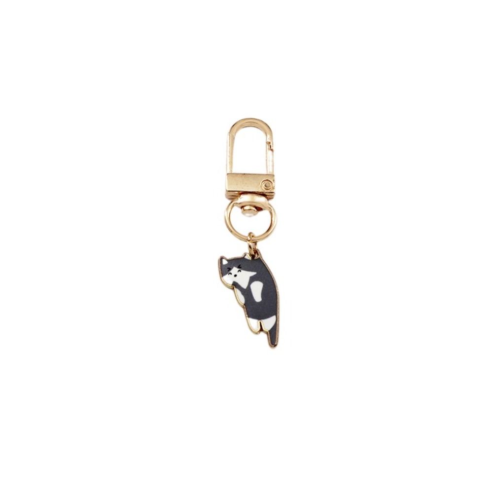 Korean Style Kitten Charm Zinc Zinc Alloy Keychains Animal  Little Fresh   Birthday Gift
