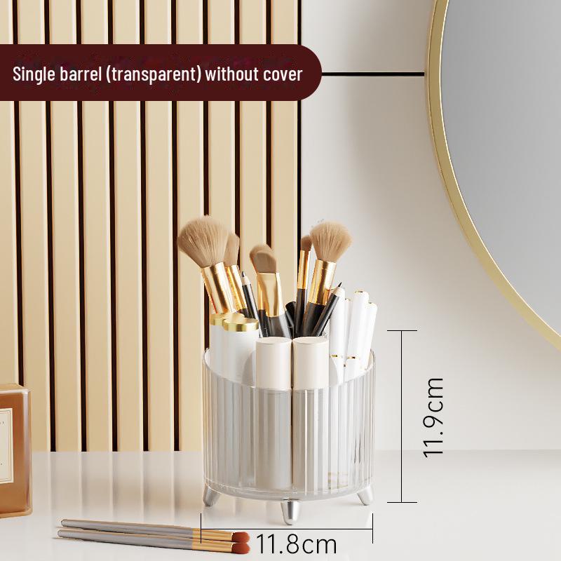 

Вращающийся акриловый органайзер для косметики, средств по уходу за кожей, помад, масок и кистей для макияжа