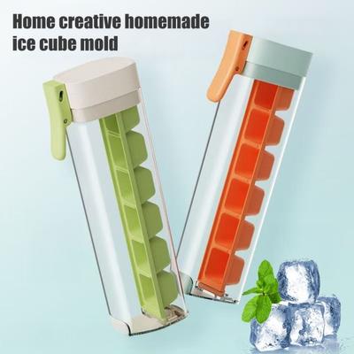 Stampo Cubetti Ghiaccio Vassoio a Pressione Senza Contatto Whiskey Cocktail Caffè Freddo Ghiaccio Facile Igienico