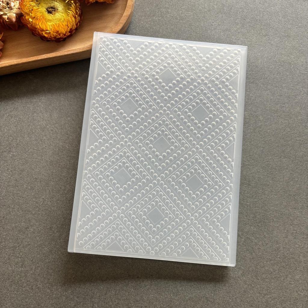 3D-geprägtes Blumen-Kunststoffform für DIY-Reliefstempel-Sammlung