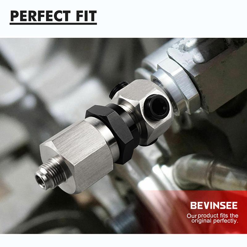 BEVINSEE Oil Pressure Sensor Adapter for Honda for Acura K Series K20 K24 1/8 BSPT Thread