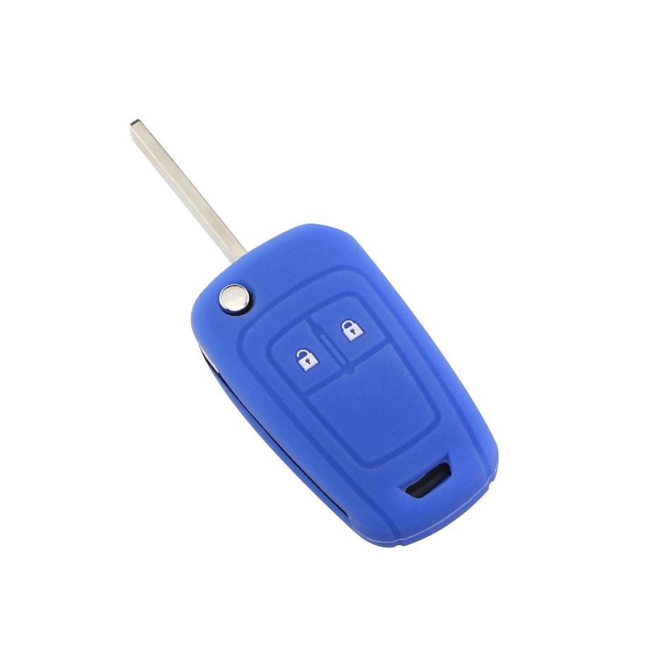 Key Case for Chevrolet Cruze Epica Camaro Impala Aveo Malibu Sail Orlando Trax Spark Silicone Key Cover Shell Protector