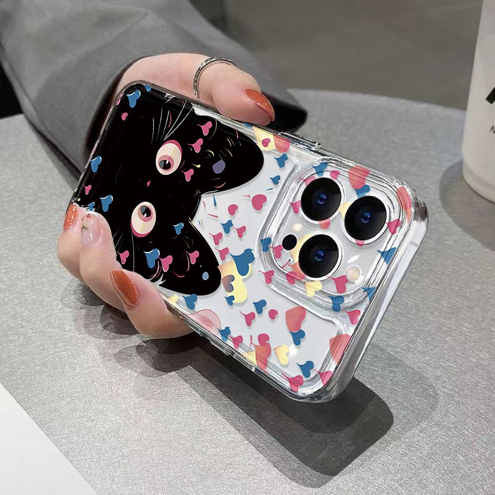 Silicone Cat Animal Phone Case For iPhone 16 Pro Max Funda iPhone 11 14 15 13 12 XR X XS 7 8 Plus SE 16promax 15promax Covers