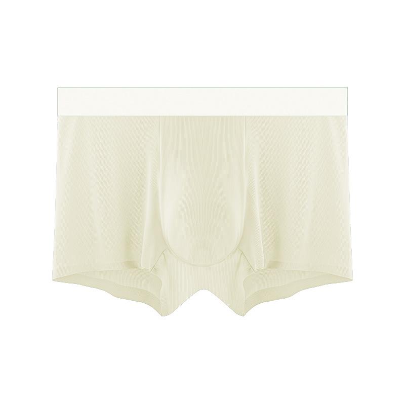 Men's Summer Ultra Thin Ice Silk Mesh 7A Antibacterial Inner Crotch One Piece Briefs