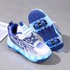 Kinder Leuchtende Sneaker Reibschuhe Aufladen und Demontieren Vierrädrige Rollschuhe LED Kinder Leuchtende Sneaker