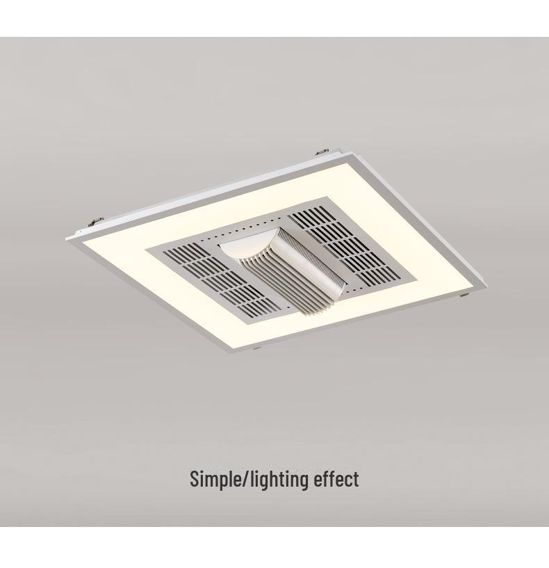Embedded Dustproof Ceiling Fan Lamp for Office, Kitchen, and Restaurant