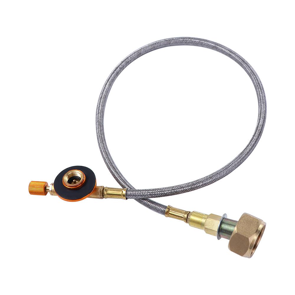 tank Save Durable LPG Container Adapter Gas Stove Coupler Stove Metal Tube Propane Refill Adapter