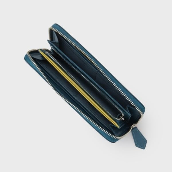 Takeo Kikuchi Ripple Double Stitch 3-Sided Round Wallet, Black (019) 00 (FREE)