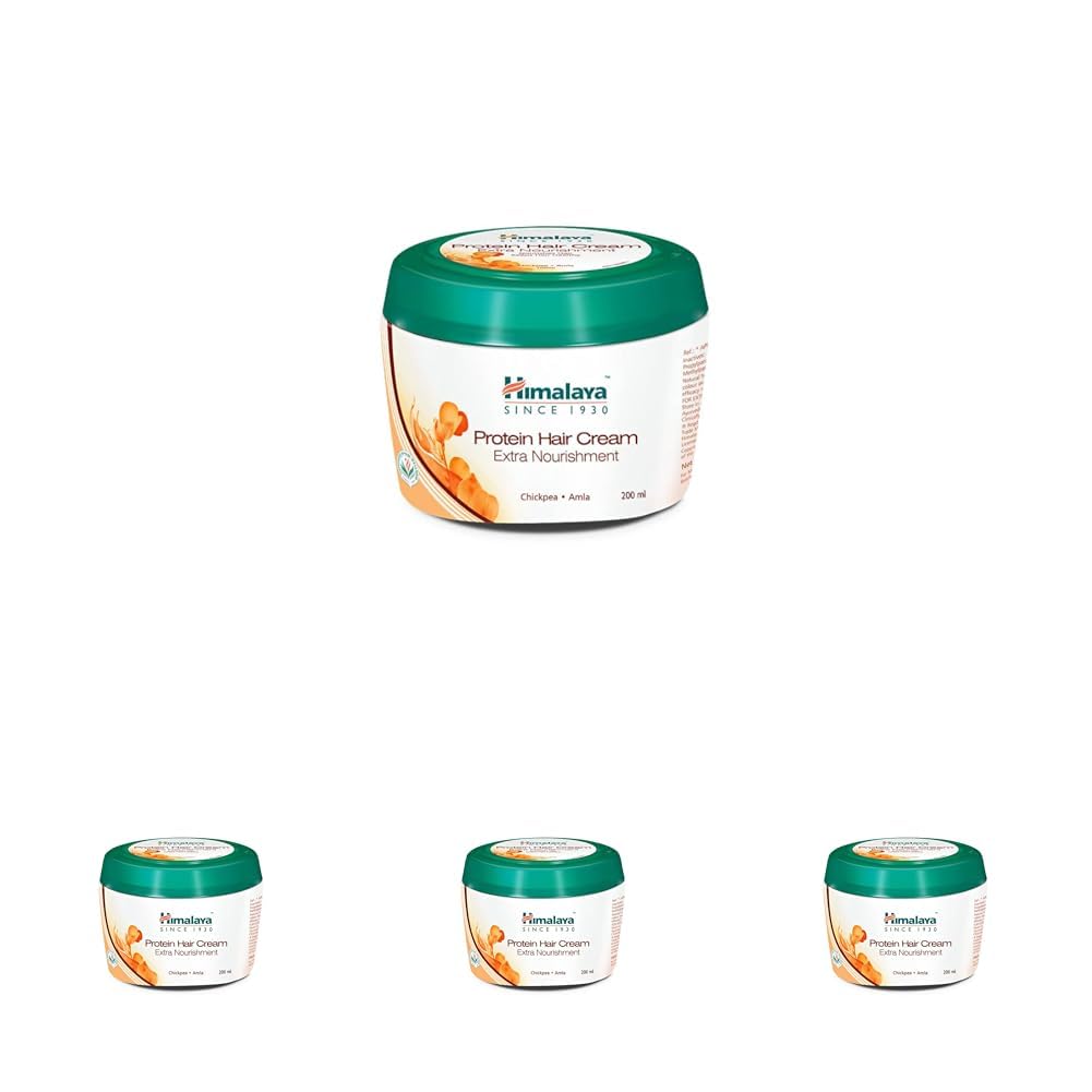 Himalaya Protein Hair Cream for All Hair Types 200 ml Pack of 4 | Nourishing Non-Sticky Floral Hair Care