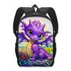 Fantasy Magic Dragon Print Backpack Cartoon Dragon Baby Student Schoolbags Women Men Laptop Rucksack Outdoor Travel Daypack