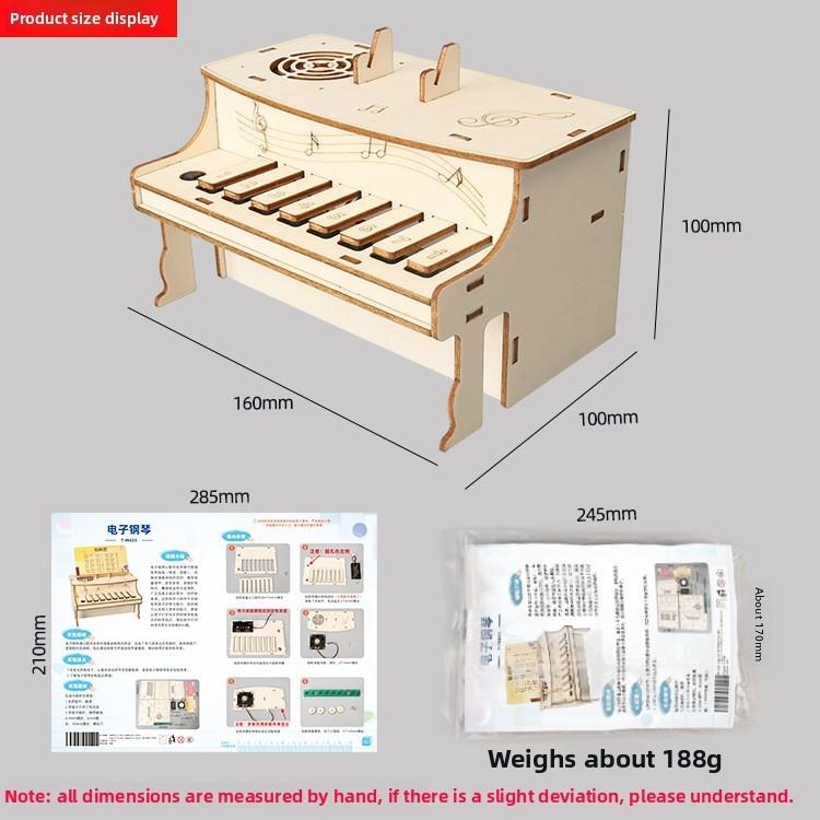 Diy Tech Craft Electronic Piano For Kids Science Education Toy