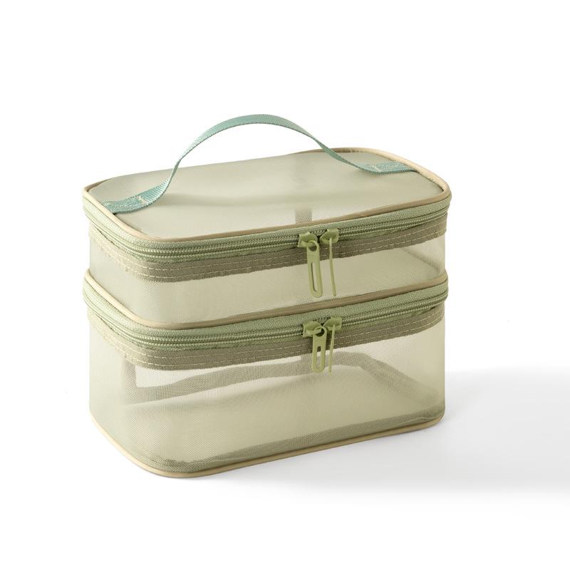 Portable Large-Capacity Toiletry and Cosmetic Bag with Palace Style and Optional Logo