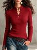 2026 Autumn/Winter Women's Slimming Retro Knit Sweater Top