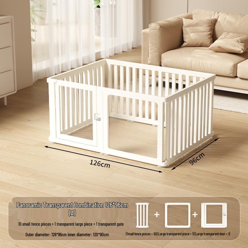 Acrylic Transparent Pet Fence: Indoor Barrier for Small Dogs [Single/Accessories/Combo]