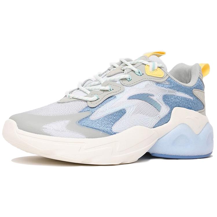 Anta Chunky Sneakers Men's Low Top Sand Grain Gray/Vintage Blue/Light Clear Gray 112128891-2