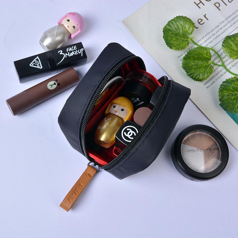 Lightweight Minimalist Makeup Bag: Ink Wash Series - Portable Toiletry Organizer Pouch, Small & Large Sizes Available
