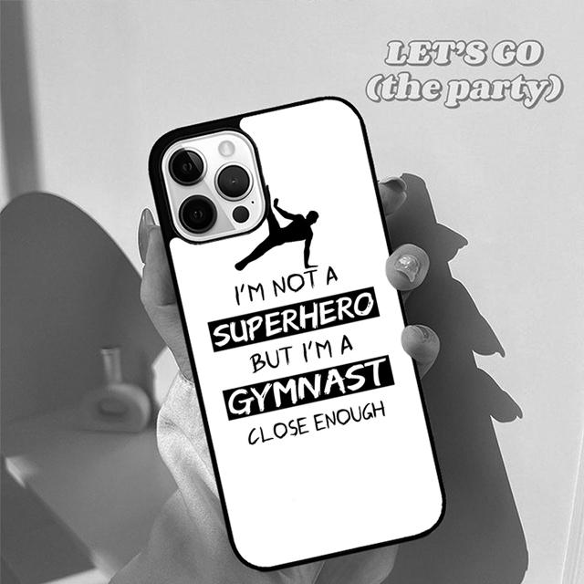 Autumu Rainbow Gymnastics Silhouette Phone Case Cover for iPhone 17 Air 16 16e 15 12 11 13 14 Pro Max Apple Plus